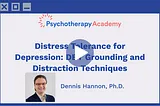 DBT Distress Tolerance Techniques: Your Pocket Guide