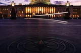 nighttime photo of the U.S. Capitol in Washington, D.C.