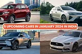 5 upcoming cars in January 2024 in India