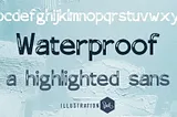 Waterproof Font