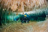 Brian Kakuk, a renowned cave diver and explorer. Click here for photo source.