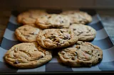 chocolate chip cookies right out of the oven