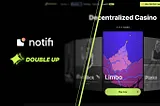 Notifi enables notifications on DoubleUp, a fully on-chain betting platform