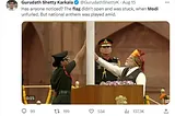 Many twitter users on Tuesday noticed and mentioned that Prime Minister Modi had not unfurled the…