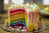 How to make a Rainbow cake for a kids birthday party or just for the heck of it!