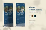 Women Wellness Journey — Roll Up Banner