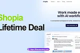 Shopia Lifetime Deal | SEO-Optimization AI Writing Tool