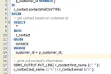 Stored procedure in PL/SQL