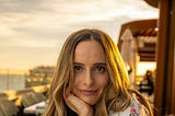 A French girl smiling