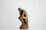 A statue of ‘The Thinker’