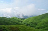 Trail into the eternal hills