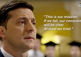 Zelenskyy’s speech is a brave reminder of what is at stake both here and abroad…