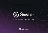 Swapr Beta V19 comes to market