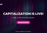 Capitalization for $DAMO is now live on Avalanche!