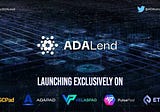 ADALend ($ADAL) — the ultimate scalable and decentralized lending protocol on Cardano is launching…