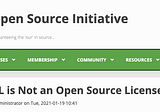 Is “vendor owned open source” an oxymoron?