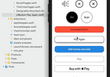 Beginner iOS Dev —Custom  UIButtons — shadows, toggle buttons, animated with frames , designable…