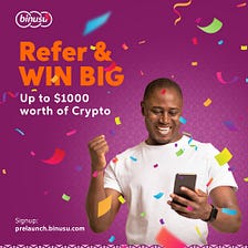 Binusu Crypto Giveaway: $1,000 Crypto Up for Grabs and many other prizes!