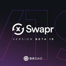 Swapr Beta V19 comes to market