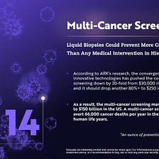 Nobel prizes are being given to innovators in this field: Multi-cancer screening is a breakthrough…