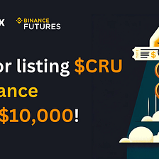 Vote for $CRU on Binance and Win Big with Crust Network!