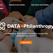 DATA4Philanthropy: Accelerating Data-Driven Innovation Across the Grant Making Cycle