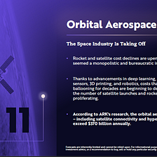 Orbital Aerospace industry’s opportunity is beyond the sky’s limit