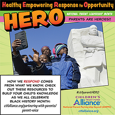 Celebrating National Parent Leadership Month and Black History Month with the Children’s Trust…