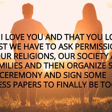 The Concept of Marriage Is a Stupid Religious Creation That Needs To Be Put To An End
