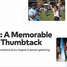 ICYMI: A Memorable Camp Thumbtack