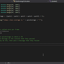 If and Else Function of C# Unity