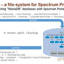 mariabackup using IBM Spectrum Protect