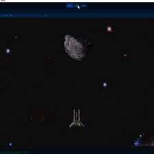 My journey becoming a Unity game developer: Asteroid starting 1st wave