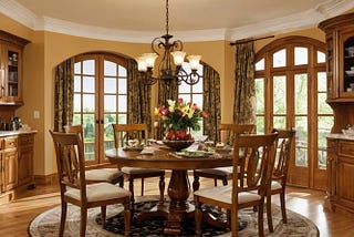 Round-Traditional-Kitchen-Dining-Room-Sets-1