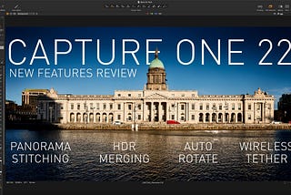 Capture One 22 Review Banner Image Showing Merged Panorama with some Text