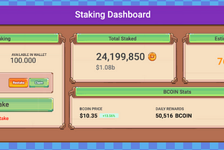 HOW TO STAKE BCOIN