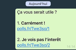 Le moyen le plus simple de faire des sondages sur WhatsApp