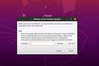 VMware workstation installation problem in ubuntu VMware Workstation GCC Compiler Error , vmmon…