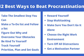 Hack Procrastination with These Easy Steps: