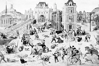 Saint Bartholomew’s day massacre in Paris (1572) by François Dubois