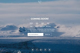 Learn How to Build Simple Coming Soon Page with Countdown