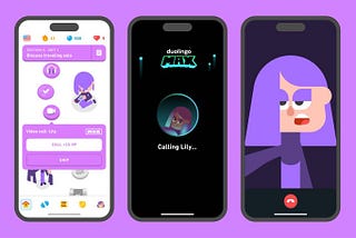 Screenshots of Video Calls feature