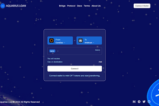 How to bridge : Your Step-by-Step Guide to Using the Aquarius Loan Token Bridge