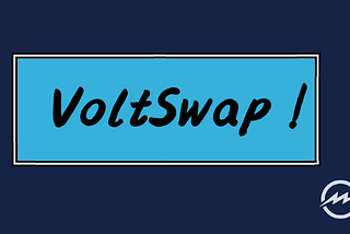 Community Swap Naming: VoltSwap wins!