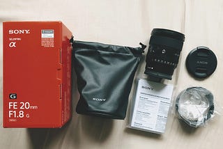 Sony FE 20mm F1.8G