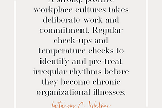 A Company Culture Health Check