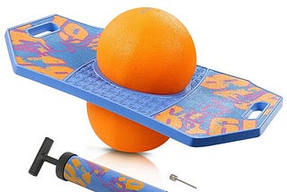 flybar-pogo-ball-for-kids-jump-trick-bounce-board-with-pump-and-strong-grip-deck-blue-1