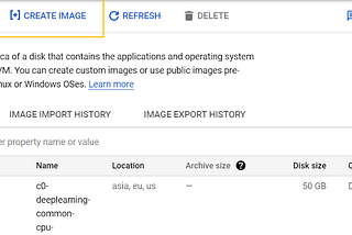 EXPORTING A CUSTOM IMAGE TO GOOGLE CLOUD STORAGE
