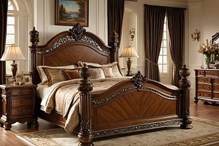 Queen-Size-Wood-Metal-Beds-1