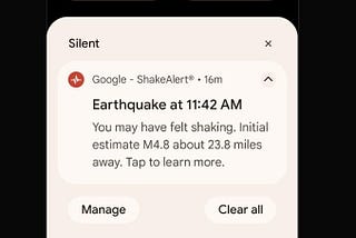 Google-მა შეძლო მიწისძვრის წინასწარი შეტყობინება კალიფორნიელებისთვის